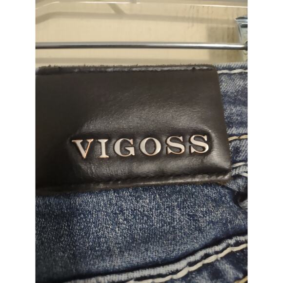 Vigoss Duplin Capri Jeans 7/8 Thick Stitch Preppy Casual Classic - Picture 8 of 9